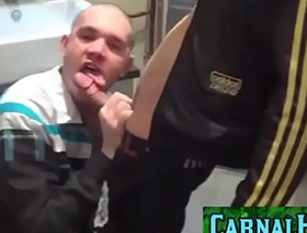 Rough Skinhead fuck in get under one's bathroom beach boy japan gay porn