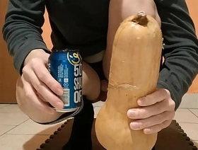 Really huge pumpkin with a bushwa shaped that can unparalleled be inserted in my ass gay porn korean sheet