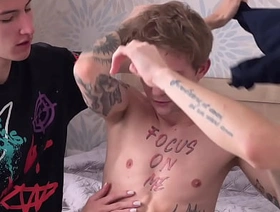 Three stepsons decide to have hard sex until their stepfather catches them chinese delivery boy gay porn