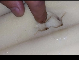 I turtle-dove the mattress and cum on it. hot gay porn indian