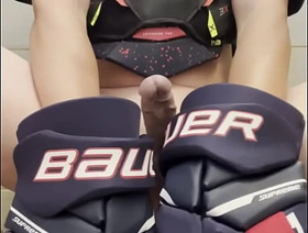 Closeted college hockey jock milks his prostate, hands free cum and squirting in the shower hot dweeb blissful porn