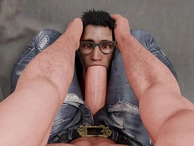 David King around face fucks Dwight hot cartoon gay porn
