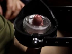 Testing out a new hands-free masturbator uncaring porn korean boy