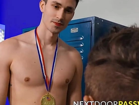 Kane Fox blowjobs and deep throats athletic Scott Finn in front getting his hole banged and crammed free japan blithe porn