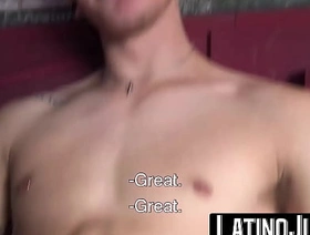 LatinoJuice.com - Bruno & Andreas - Sizzling hot stud Andreas unveils his fat cock added to breeds bearded Bruno chinese cute boy gay porn