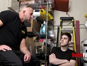 Handsome 40yo Hunk Security Man Fucks Twink Suspect In Lockup - Harrison Todd, Greg Dixxon hot muscular indian gay porn