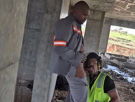 Depois que todos foram embora os trabalhadores transam descaradamente no prédio em contrução taiwan massage merry porn