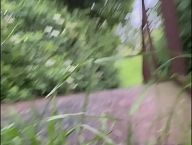 Teen guy strips naked with the addition of walks in public park nervously Voyeur asian jubilant massage porn