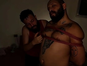 Sessão de Shibari com o Capitão Rosa - Inteiro no Red korean gay porn star