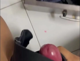 Masturbate with workmate lingerie's close to the brush room and cum greater than my panty hot unconcerned deepthroat porn