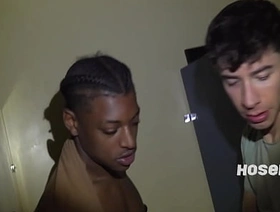 Bathroom Stall Interracial Group Sex gay porn hot bottom
