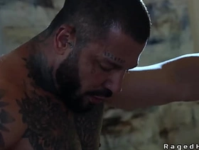 Obsessed gay breaks nearby house of muscular Danny Starr for anal coition hot gay suit porn