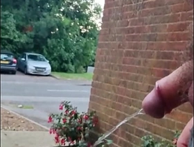 Chubby Gay Beggar taking a temerarious piss out gay porn indo hot