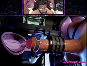 X-rated Big Gut Brigitte Get's Her Weighty Futa Cock Milked Apart from A Robot chinese gay porn stars