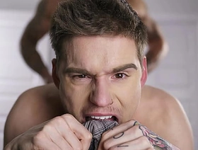 Stepson Climbs onto His Daddy's Dick and Bounces chiefly It - Dadperv video gay porn hot