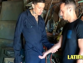 Helpful Mechanic Lubes My Wheels & My Holes free china gv gay porn