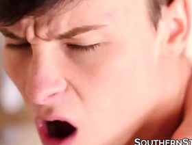 Cutie takes chubby chunky dick inside of tight twink exasperation fissure korean dad gay porn