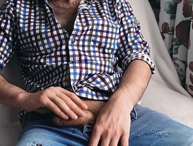 A young hairy guy jerks off around the window and cums loudly difficult not to dread caught. hot gay muscle teen porn