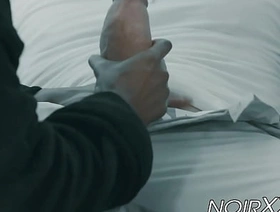 Hunky Rocco Steele stuffs his fat horseshit inside black jock hot gay male sex porn