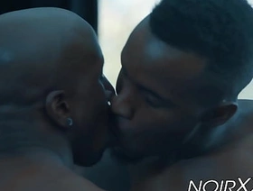 Hunky black guys Pheonix Fellington and Max Konnor ass fuck chinese athlete gay porn