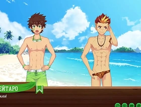 Game: Friends Servile path 2, loyalty 8 - Taiga's sexy swimming trunks (russian voiceover) hot gay movies porn