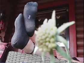 Schwarze Socken auf der Veranda porn gay vietnam