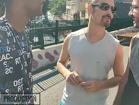 E o safado que estava caçando no minhocão e acabou levando pirocada de dois gay japan porn site