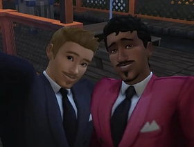 Honeymoon Game Toddy and Gareth Williams Sims 4 Wicked Whims gay sexual congress porn hot