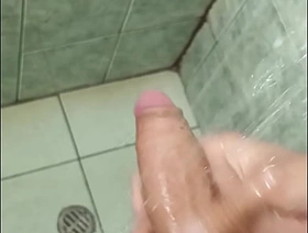 man in the shower ends up masturbating waiting for he comes - watch the end hot indain well-pleased porn