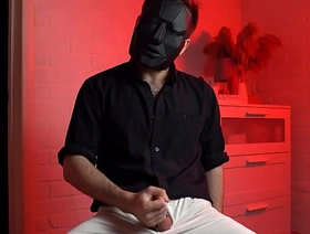 Masked handsome baffle Noel Dero watches kinky porn and jerks off. Obstreperous moans and trail of a young guy japan uncensored gay porn