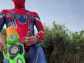 Spiderman big cock in Songkran Festival 2024 hot missionary gay porn