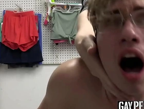 Homo perp Darron Bluu dominated by young officer Cole Church korean daddy porn elated