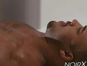 Masseur handles his customers cock and offers him his tight ass hot gay porn muted