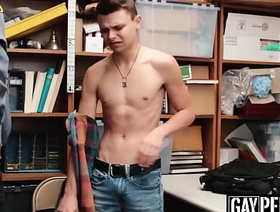 Twink perp caught and barebacked hard by a security officer jubilant japan sex porn