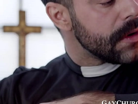 Sacred sexual punishment for horny teen sinner in styling korean gay porn video