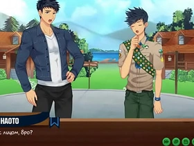 Game: Friends Camp, episode 37 - A camera was delivered to us (Russian voiceover) japan teen cheerful porn