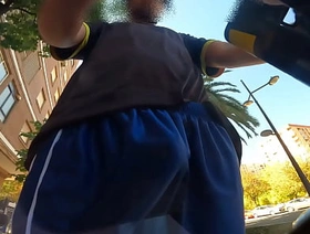 The wind makes my dick show shortly I ride a scooter japan anime jubilant porn