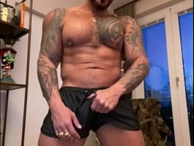 Striptease Joi how to suck my BBC Latino PORNSTAR BEAR - VIKTOR ROM - hot black men gay porn