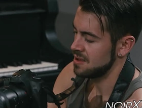 Hardcore anal threesome with black shine and latin jock korean friend gay porn