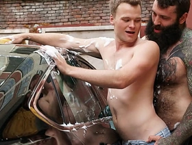 Stepson Needs to Do His Stepdad a Favor to Get Stepdad's Car - Soncreep hot muscular latino gay porn