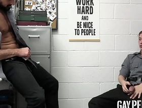 Twink elated Cole Church pleasured by hunk officer Marco Napoli elated korean boys porn