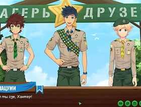 Game: Friends Camp, episode 29 - We hypothetical about the Taiga (Russian well-chosen acting) chinese gay club porn