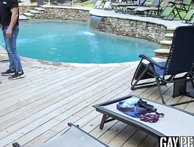 Aiden Asher and jock Jax Thirio having poolside barebacking chinese gay porn 2022