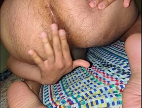 Fingering Hairy hole while dildo makes me fart beach varlet japan gay porn