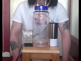 hermaphroditical crossdresser with his portable cow milking gadget part 2 chinese spy delighted porn