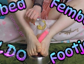 4k equivocal Lubed Femboy DILDO Footjob! (Teaser) thailand careless boy porn