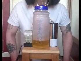 bisexual crossdresser with his well-illuminated break a escape milking machine fixing 3 gay porn hot abs