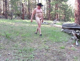 Naked hike in the wilderness. hot gay uncle porn