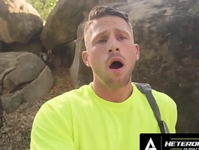 HETEROFLEXIBLE - Hiker Sucks Buddy's Sore spot From Wild Snake Bite, Gets Rewarded With ROUGH ASSFUCKING hot black porn gay