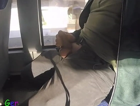 My crafty attempt: arrhythmic off in a moving bus, unfortunately only with a soft cock. hot gay onlyfans porn